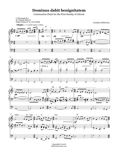 Dominus Dabit Benignitatem