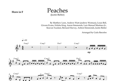 Peaches (arr. Cadu Barcelos)