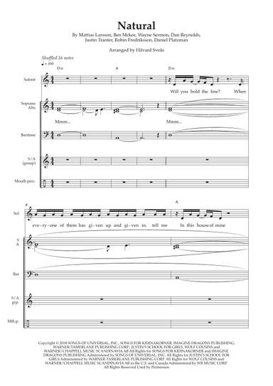 Natural (arr. Håvard Sveås)