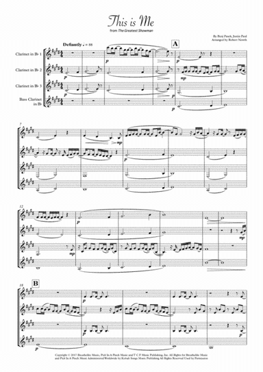 This Is Me (arr. Robert Newth)