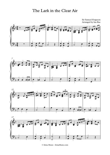 The Lark in the Clear Air (arr. Ian Rae)