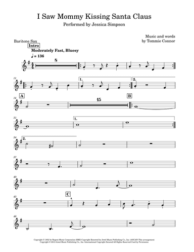 I Saw Mommy Kissing Santa Claus (arr. David Lartey)
