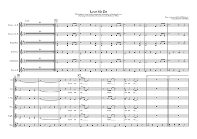 Love Me Do (arr. S M Allen)