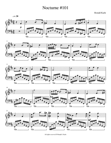 50 Nocturnes by Ronald J. Karle