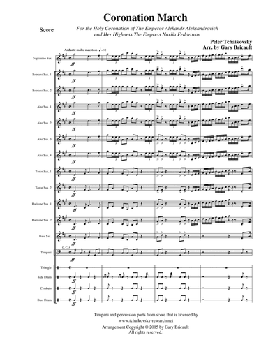 Coronation March (arr. Gary Bricault)