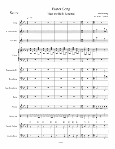 Easter Song Hear The Bells Ringing (arr. Clark Cothern)