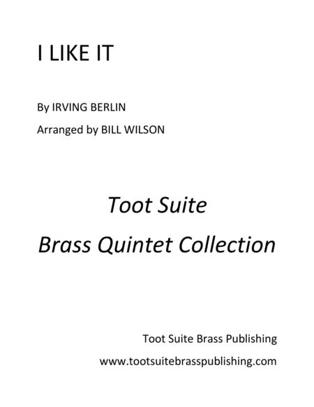 I Like It (arr. Bill Wilson)