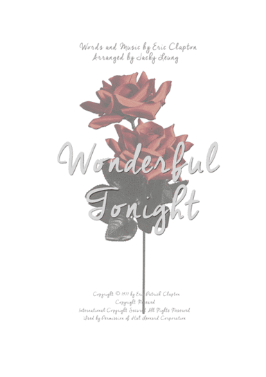 Wonderful Tonight (arr. Jacky Leung)