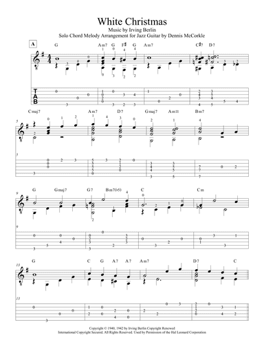 White Christmas (arr. Dennis McCorkle)