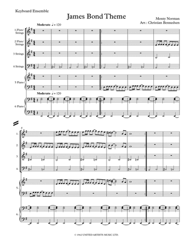 James Bond Theme (arr. Christian Bennedsen)