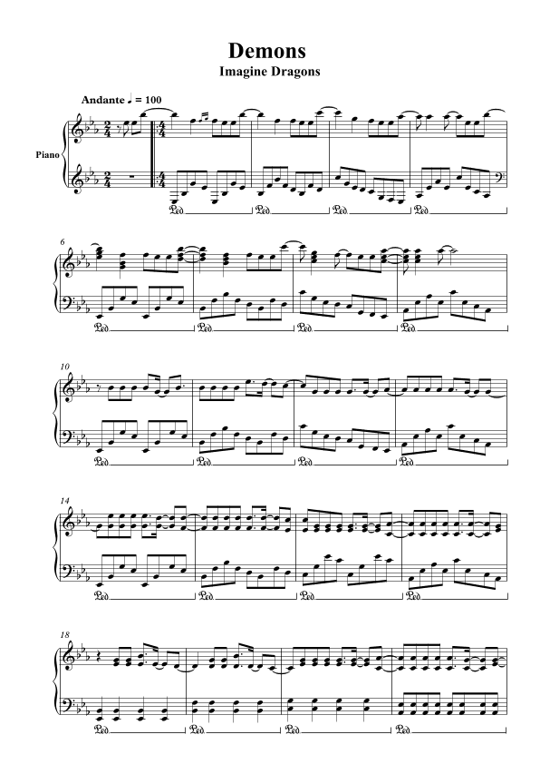 Demons (arr. Vadim Dashevskij)