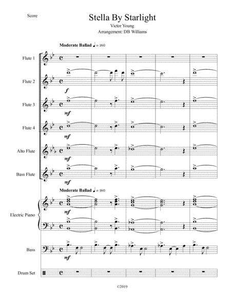 Stella By Starlight (arr. DB Williams)