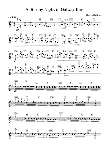 A Stormy Night in Galway Bay