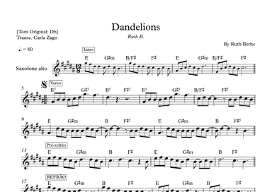 Dandelions (arr. Carla Zago)