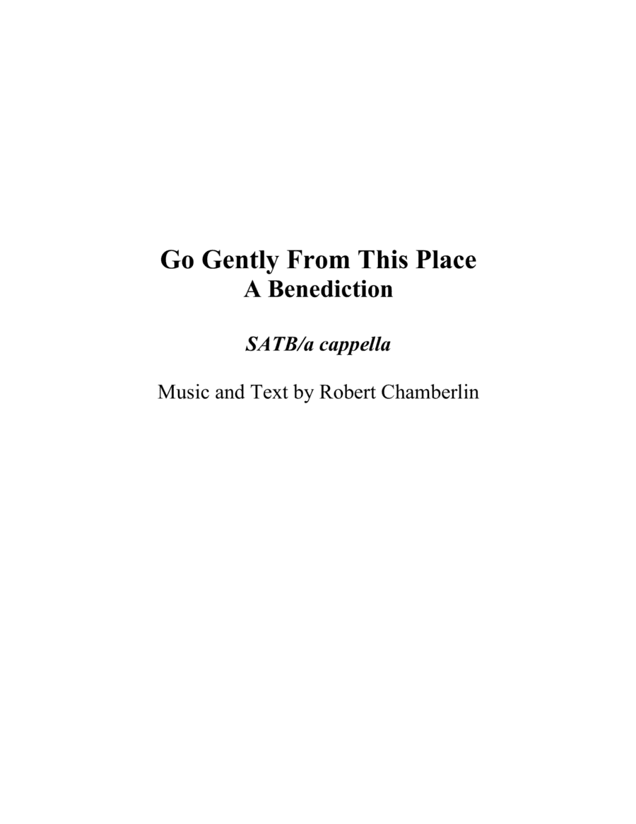 Go Gently From This Place