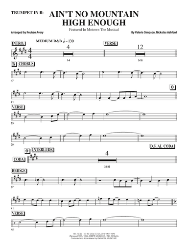 Ain't No Mountain High Enough (arr. Reuben Avery)