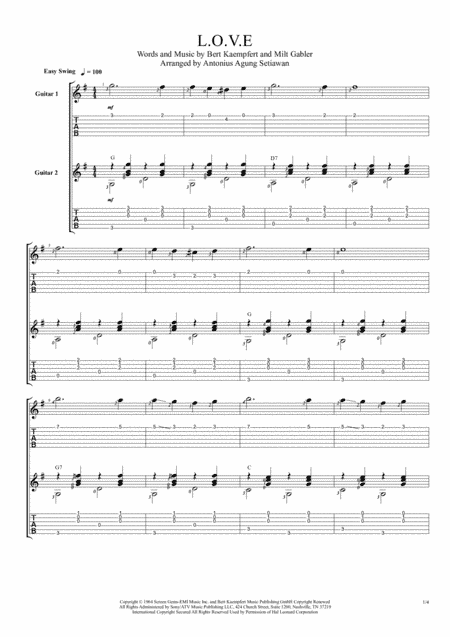 L-O-V-E (arr. Antonius Agung Setiawan)