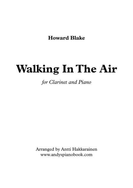 Walking In The Air (arr. Antti Hakkarainen)