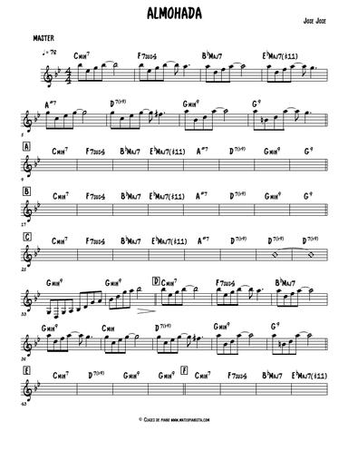Almohada (arr. Mateo Aguilar)