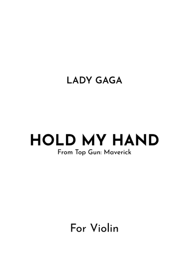Hold My Hand (arr. Jireh J.)