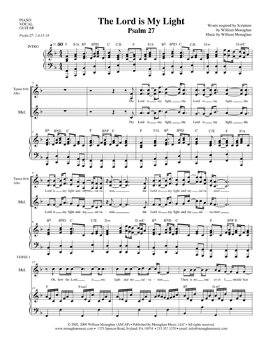 The Lord is My Light (Psalm 27)