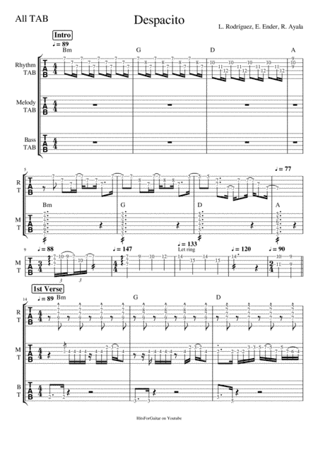 Despacito (arr. Jaan Varts)