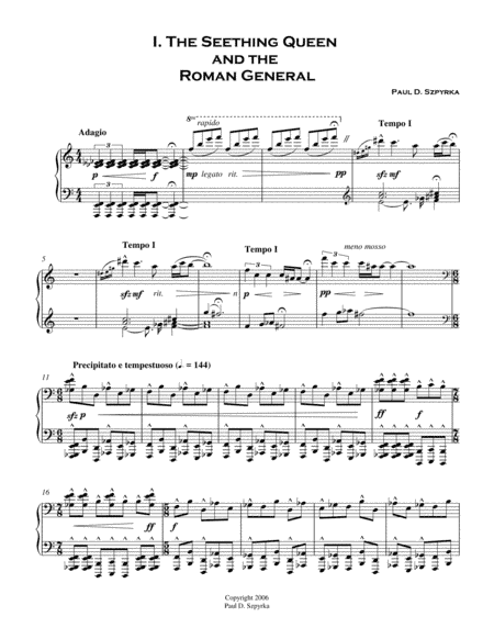 Portraits from Shakespeare's "Titus Andronicus"