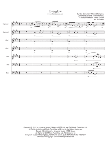 Everglow (arr. Rob Dietz)