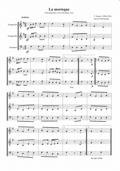 La Morisque (arr. P. Selwesiuk)