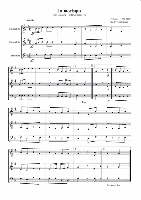 La Morisque (arr. P. Selwesiuk)