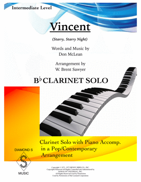 Vincent (Starry Starry Night) (arr. W. Brent Sawyer)