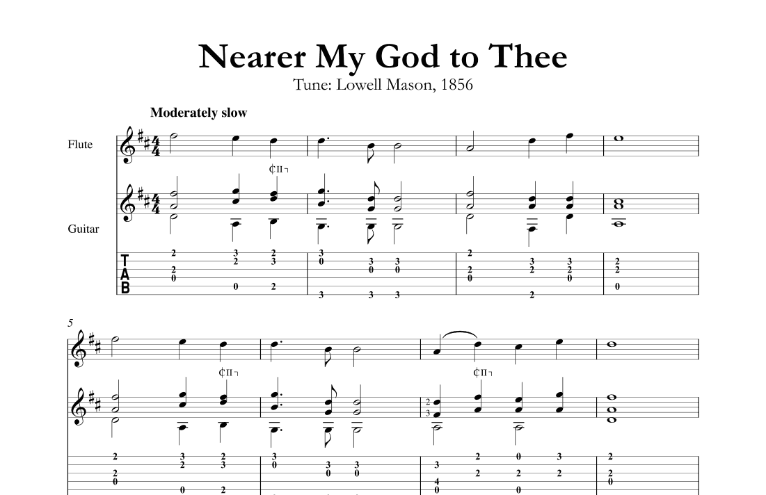 Nearer My God to Thee (arr. Mark Phillips)