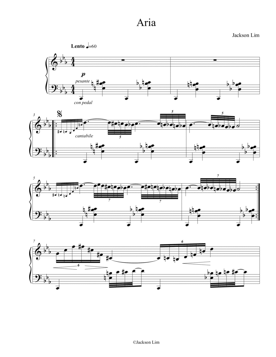 Two Pieces in C Minor