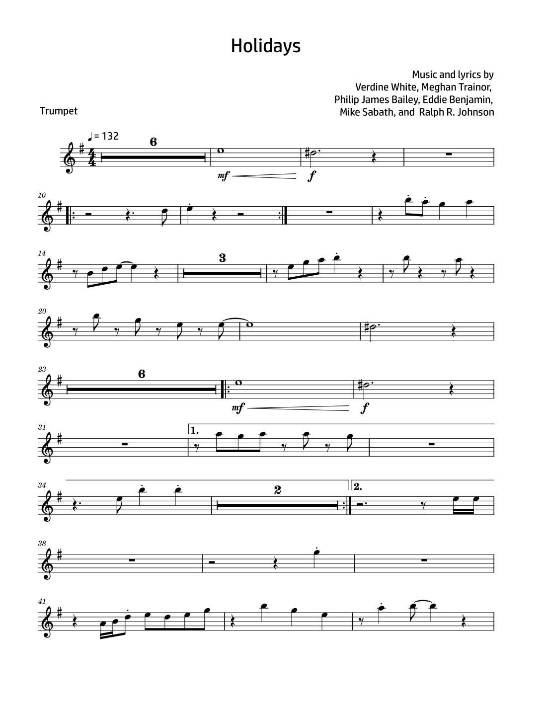 Holidays (feat. Earth, Wind & Fire) (arr. David Lartey)