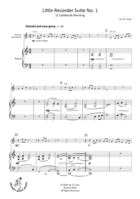 Little Recorder Suite No. 1