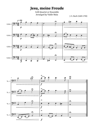 Jesu, meine Freude (arr. Valdir Maia)