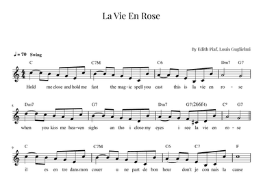 La Vie En Rose (arr. Roger da Luz)