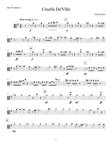 Cruella De Vill (arr. Josh Omaits)
