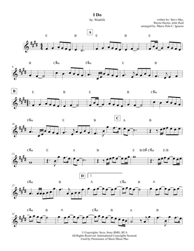 I Do (arr. Marco Polo C. Ignacio)