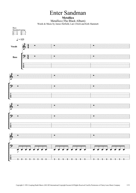 Enter Sandman (arr. SteffLD50)