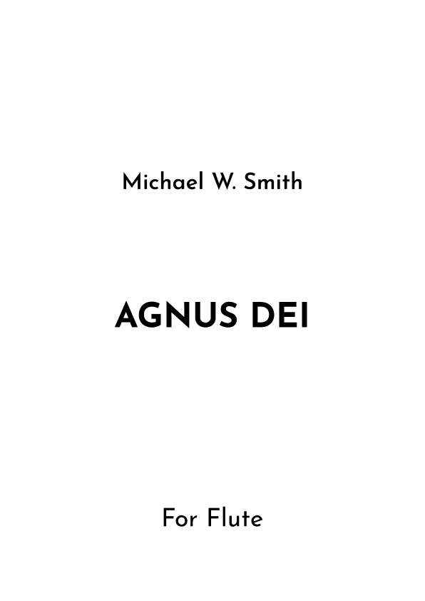 Agnus Dei (arr. Jireh J.)