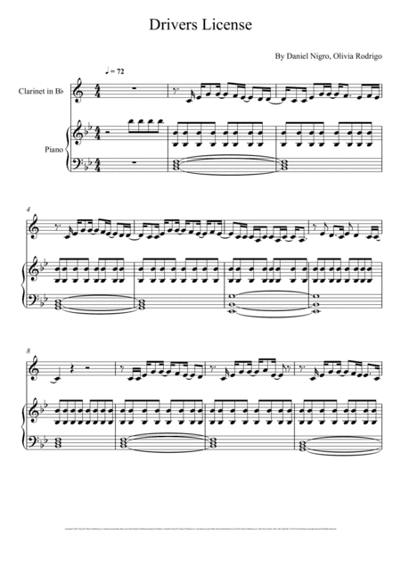 Drivers License (arr. André Laitano)