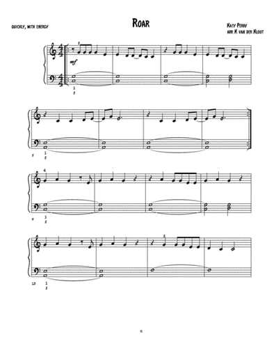 Roar (arr. Kari van der Kloot)