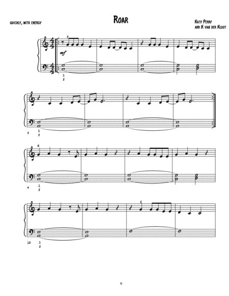 Roar (arr. Kari van der Kloot)