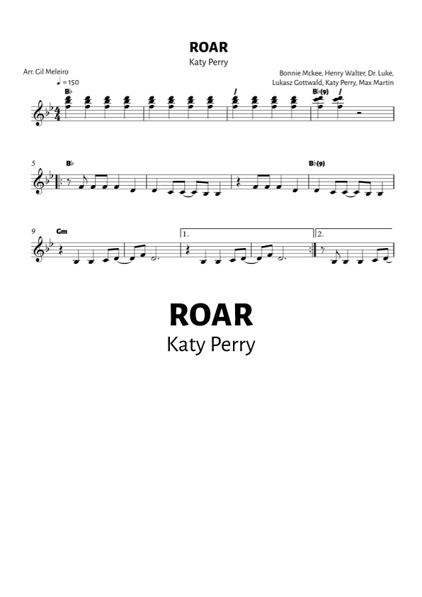 Roar (arr. Gil Meleiro)