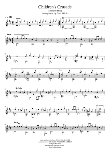 Children's Crusade (arr. Peter Miklitz)