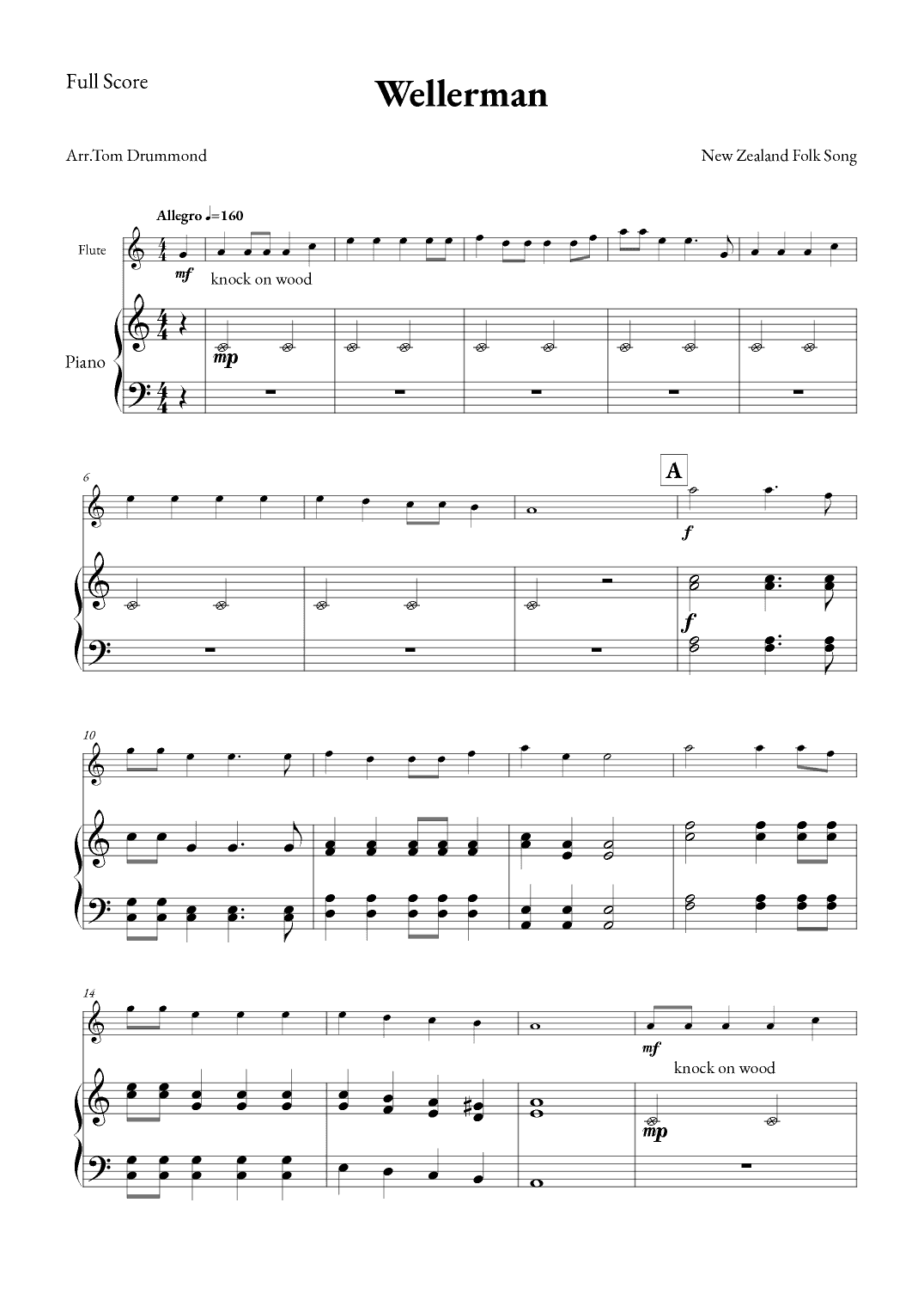 Wellerman (arr. Tom Drummond)