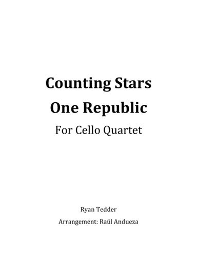 Counting Stars (arr. Raúl Andueza Blanco)