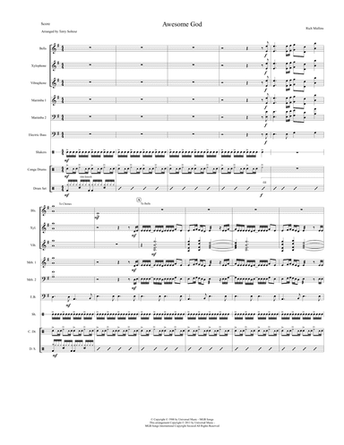 Awesome God (arr. Terry Soltesz)