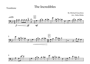 The Incredibles (main Theme) (arr. Fabio Britto)